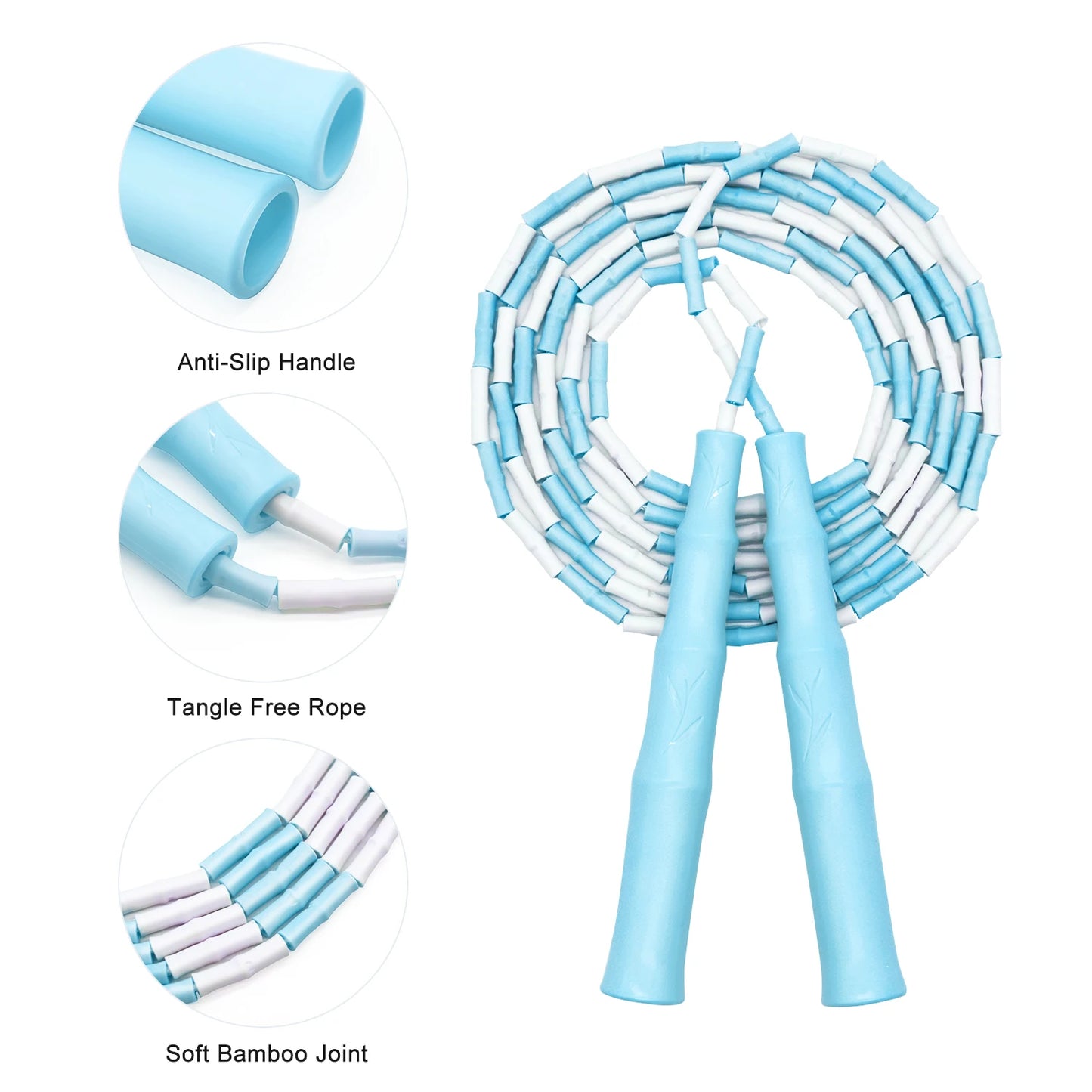 KOOTION Soft Beaded Jump Rope – Indoor & Outdoor Fitness Trainer