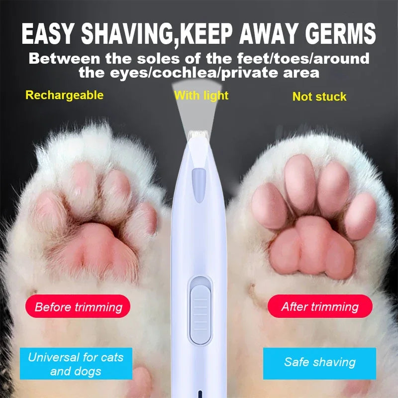 Professional Electric Pet Hair Trimmer – Precision Grooming for Paws, Ears & Butt