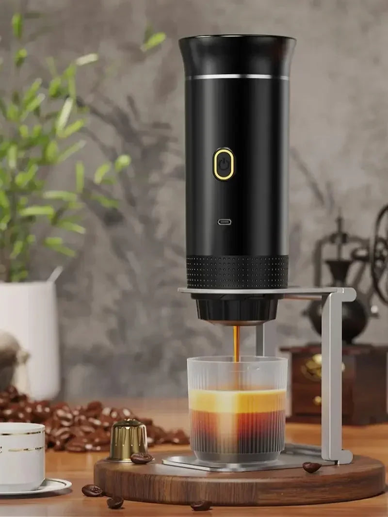 Wireless Portable Espresso Maker – 3-in-1 Travel Coffee Machine for Car, Home & Camping
