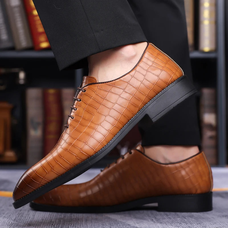 RegalBrogue – Luxury Leather Lace-Up Oxford Shoes