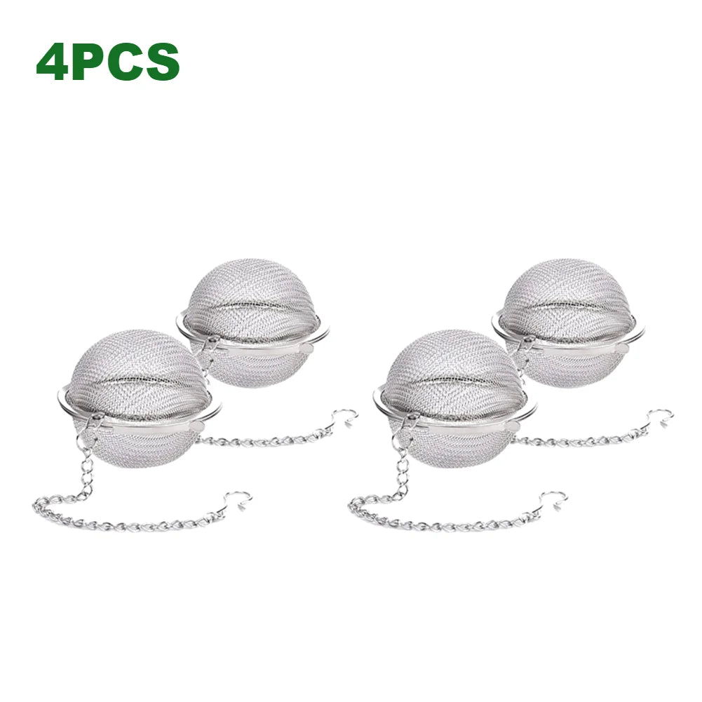 Tea Infuser – Stainless Steel Mesh Ball with Chain