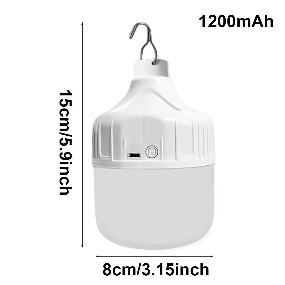 Portable USB Rechargeable LED Camping Light – Hanging Emergency Tent Lamp
