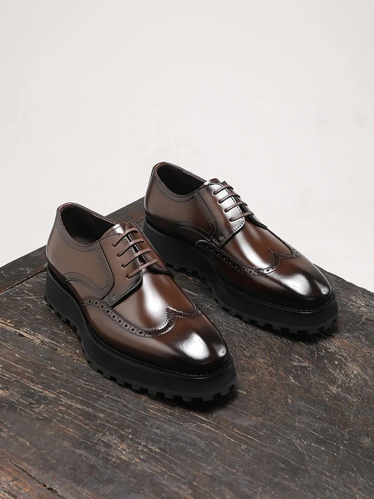 GroomRise 2025 – Men’s Leather Height-Boost Dress Shoes