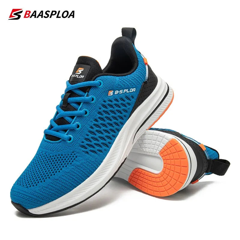 Baasploa AeroRun 2025 – Men’s Lightweight Breathable Running Sneakers