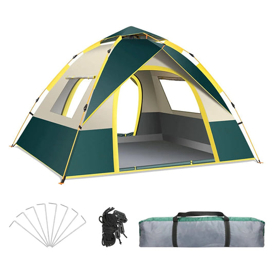 LOVEWE 2-Person Quick Opening Camping Tent – Waterproof & Windproof
