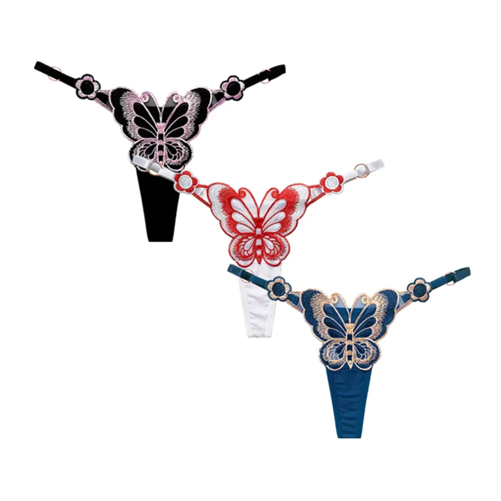3-Pack Peach Buttock G-String – Adjustable Low-Waist Seamless Thongs