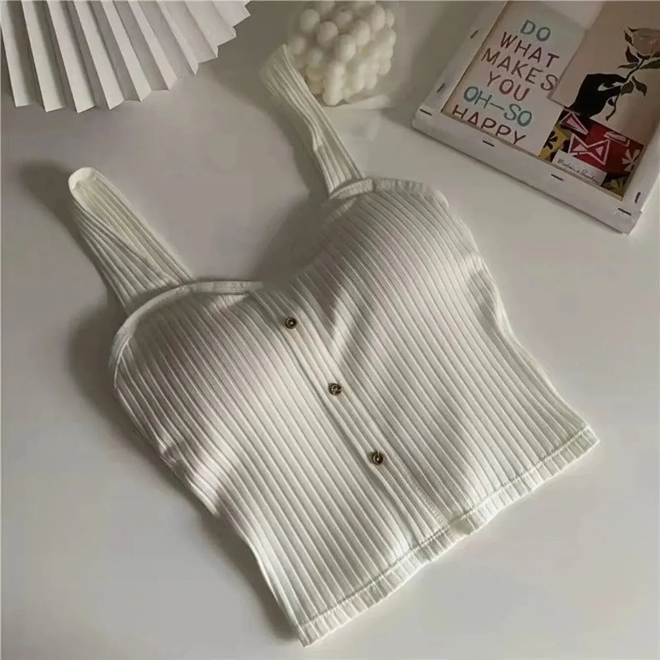 CoreChic – Y2K Padded Cropped Corset Camisole
