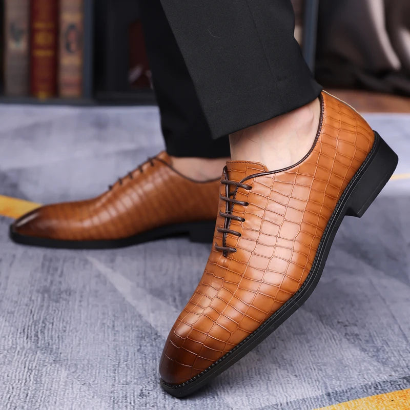 RegalBrogue – Luxury Leather Lace-Up Oxford Shoes