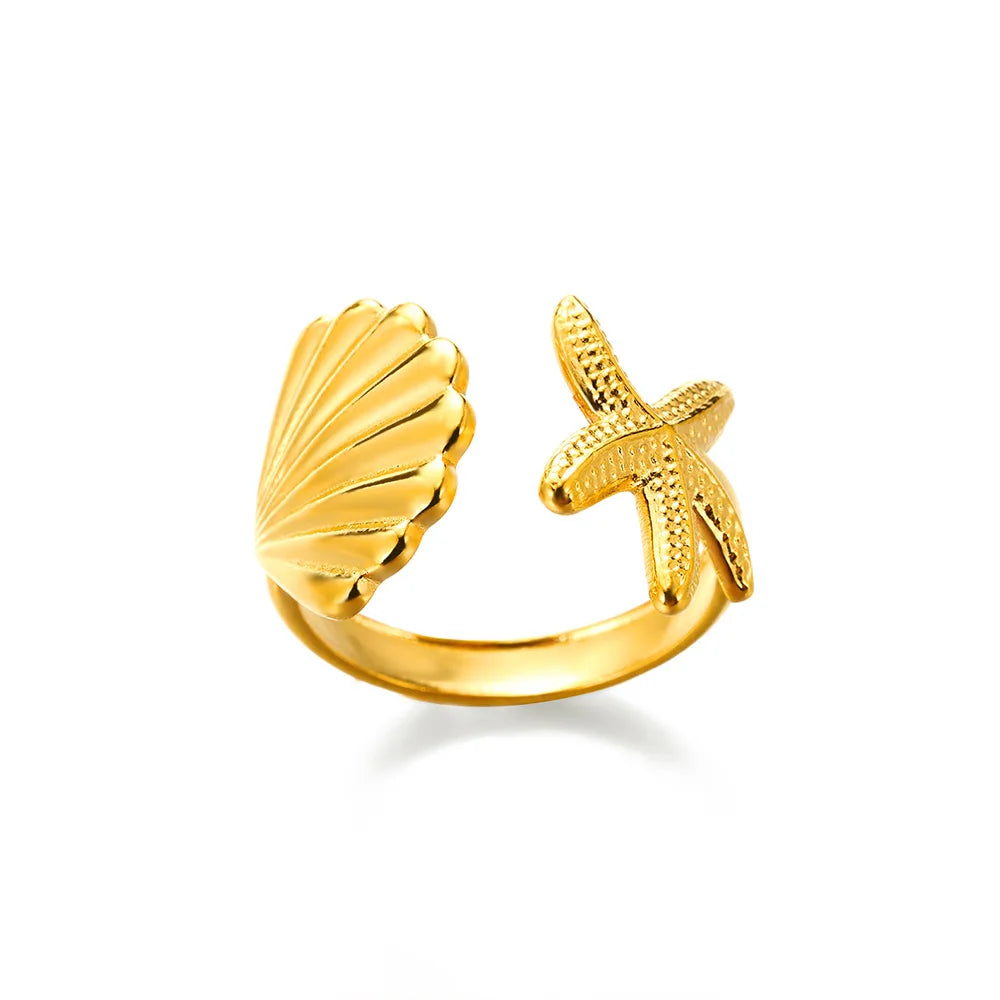 EternaGold – 316L Stainless Steel Couple Rings