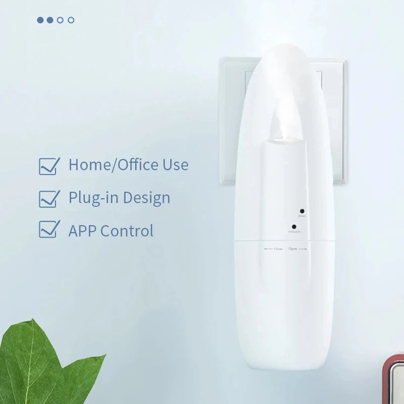 Plug-In Bluetooth Scent Diffuser – Wall-Mounted Electric Aroma Diffuser for Home & Hotel