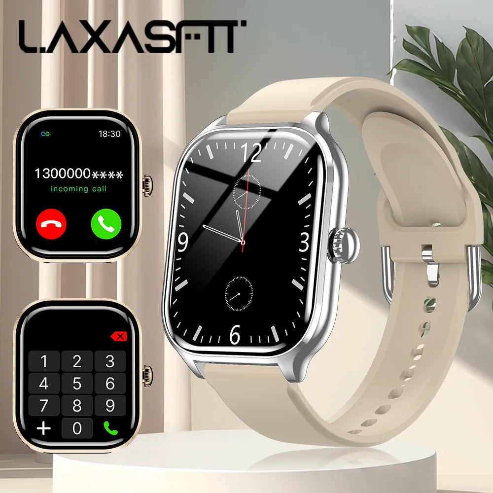LAXASFIT ProCall – Smartwatch with Voice Call & Health Tracking