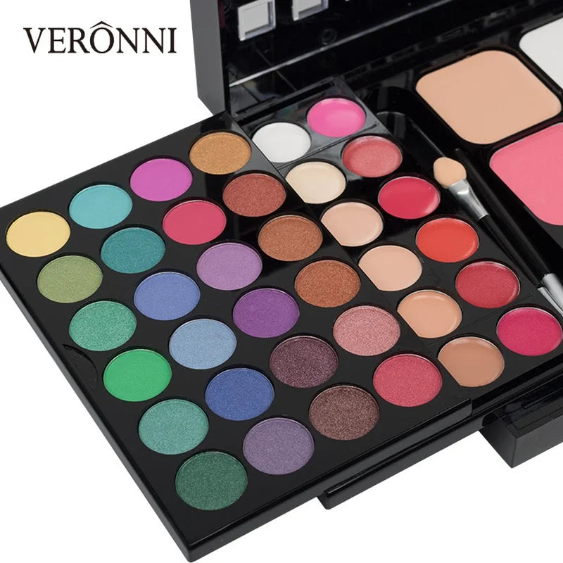 GlamFusion Pro – 40/74/78 Color Eyeshadow Palette with Matte & Glitter Shades