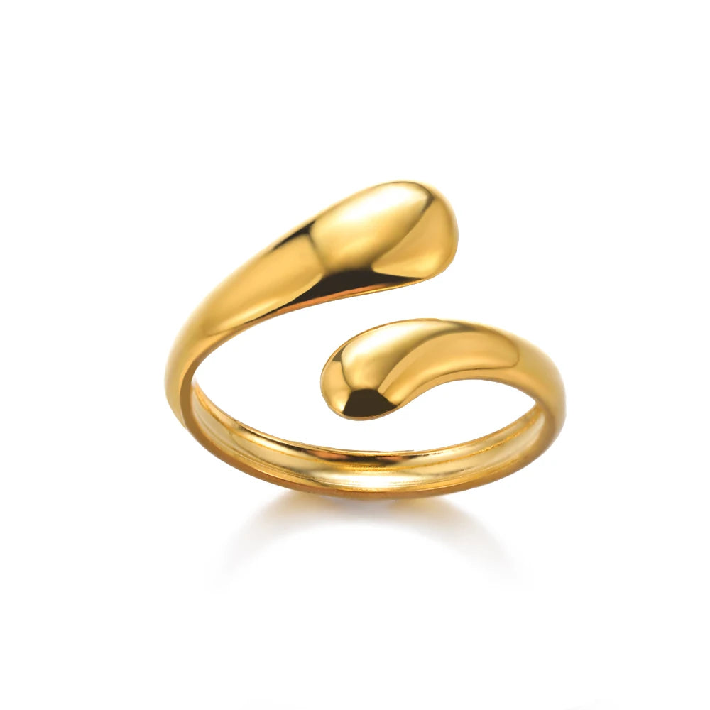 EternaGold – 316L Stainless Steel Couple Rings