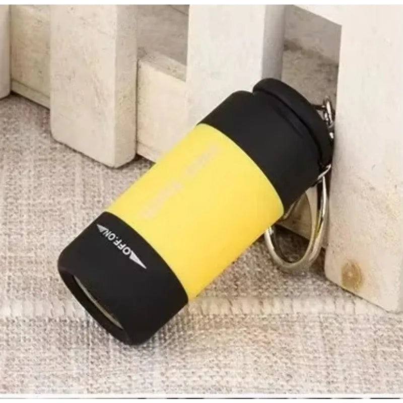 Rechargeable LED Keychain Flashlight – Mini Pocket Light for Outdoor & Emergency Use