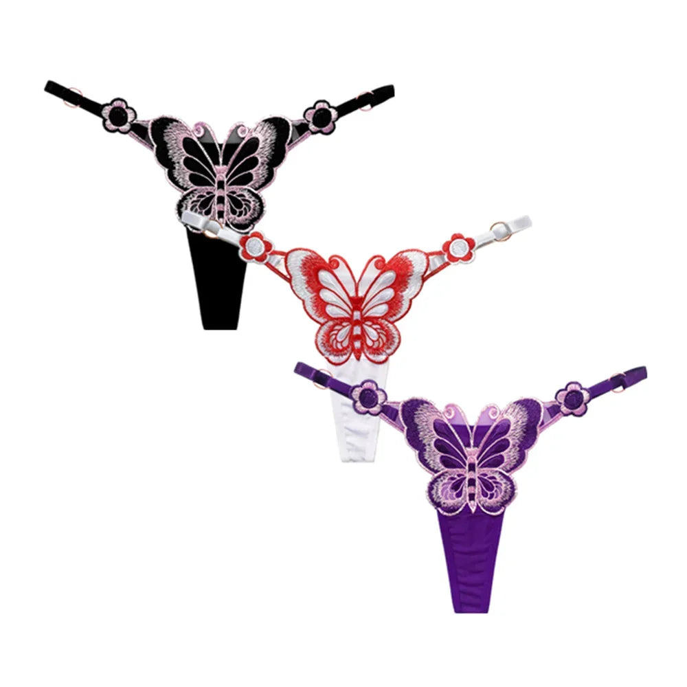 3-Pack Peach Buttock G-String – Adjustable Low-Waist Seamless Thongs