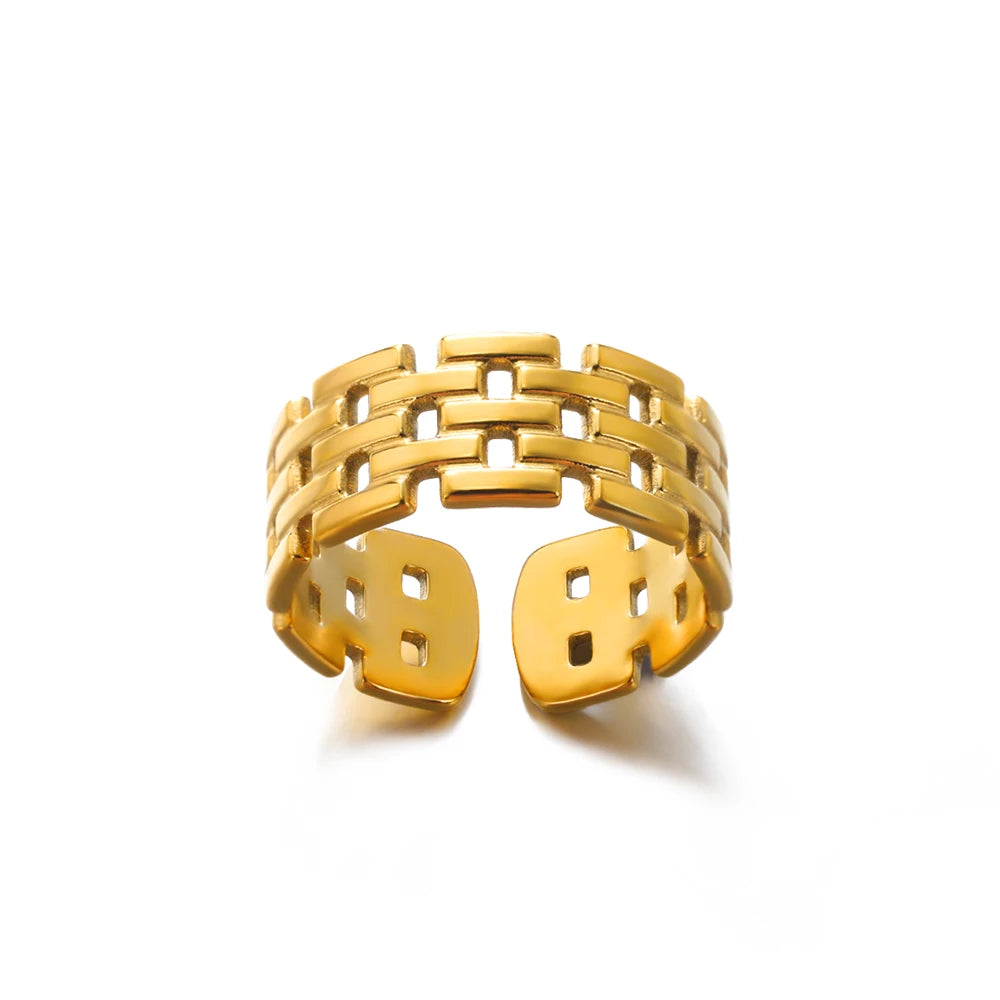 EternaGold – 316L Stainless Steel Couple Rings