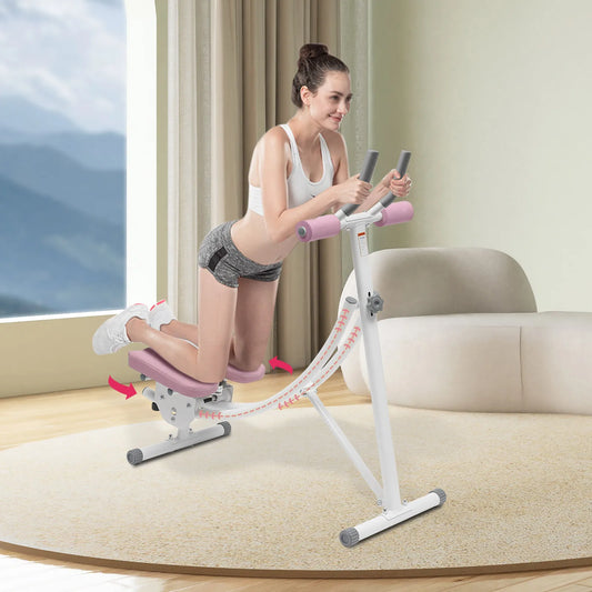 Foldable Ab Machine – Core Trainer for Home Gym (150kg Capacity)