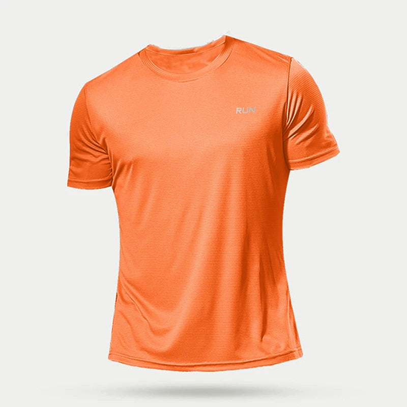 Men’s Quick-Dry Compression Sports T-Shirt – Lightweight Activewear for Gym, Running & Soccer