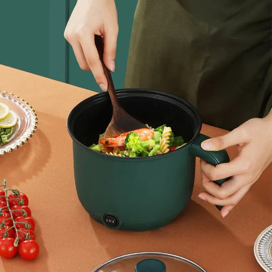 1.5L Mini Multifunction Electric Cooking Pot – Non-Stick Rice Cooker & Hot Pot