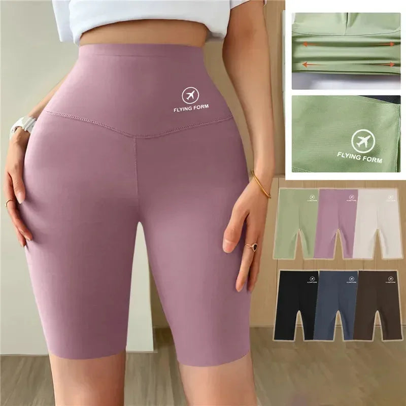 High Waist Push-Up Sports Shorts – Stretchy Gym & Yoga Bottoms for Women
