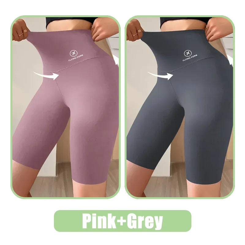 High Waist Push-Up Sports Shorts – Stretchy Gym & Yoga Bottoms for Women