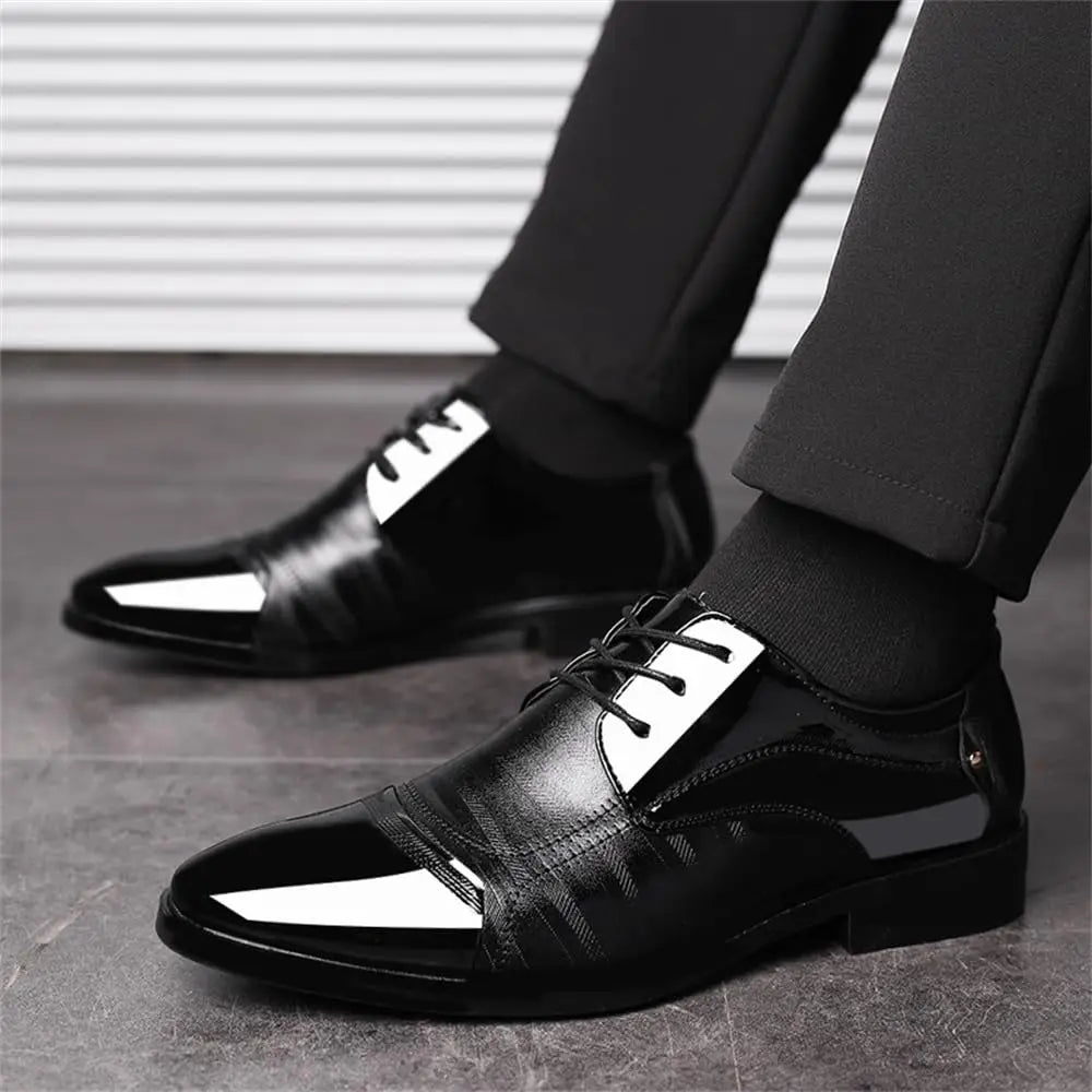 ClassicLux – Men’s Patent Leather Oxford & Loafer Set