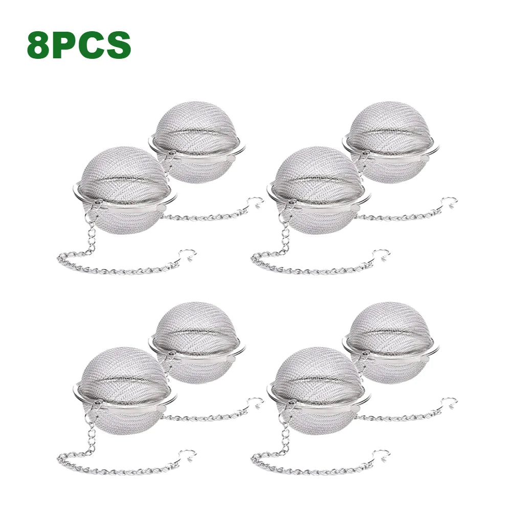 Tea Infuser – Stainless Steel Mesh Ball with Chain