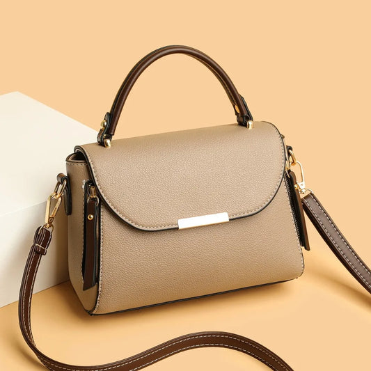 MultiLux – Luxury Multicolor High-Capacity Leather Shoulder Bag
