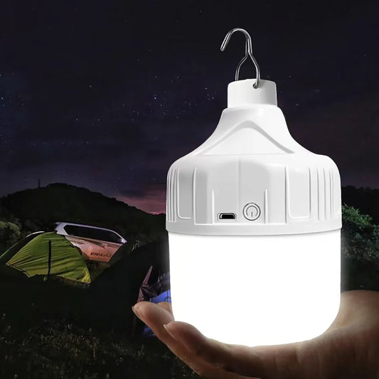 Portable USB Rechargeable LED Camping Light – Hanging Emergency Tent Lamp