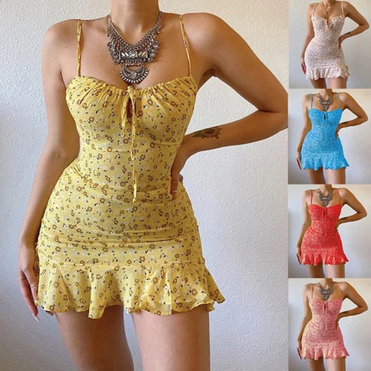 FloraLuxe – Women's Summer Floral Camisole Dress