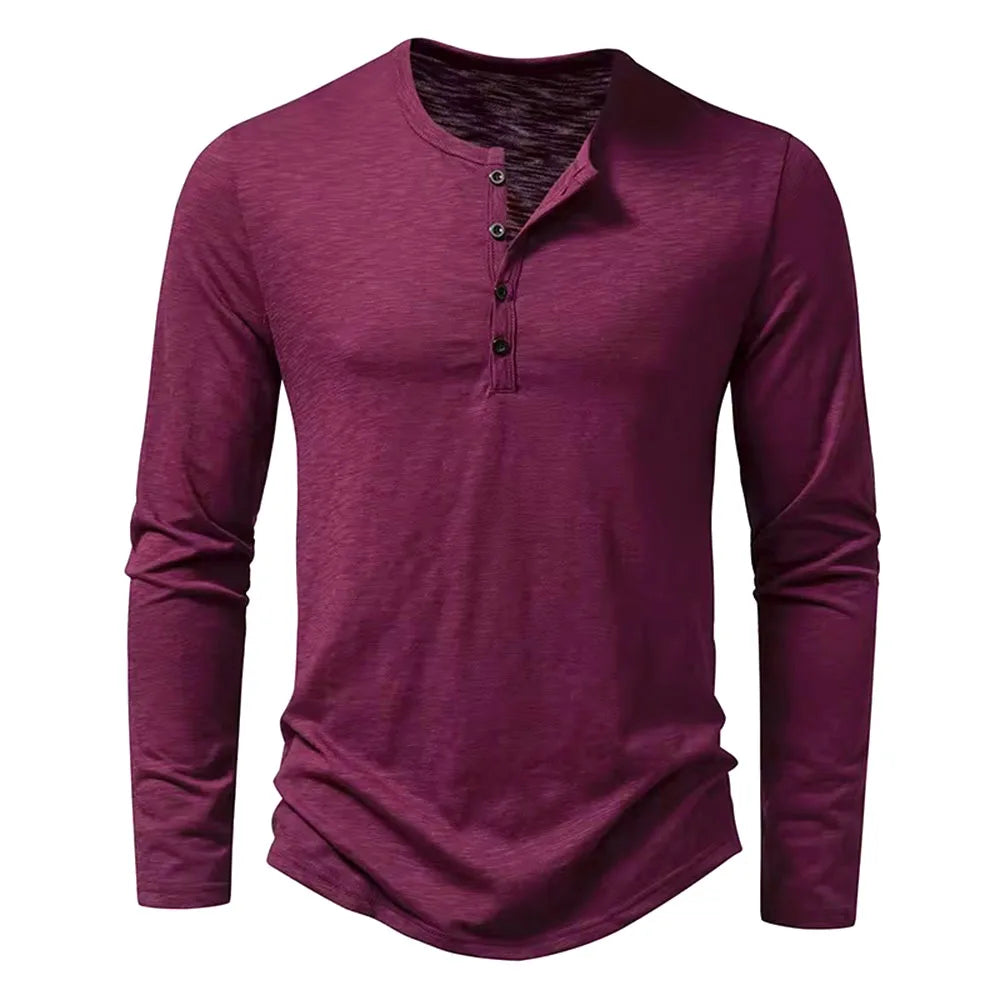 FallForm – Long Sleeve Henley Tee