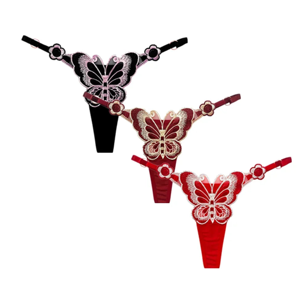3-Pack Peach Buttock G-String – Adjustable Low-Waist Seamless Thongs