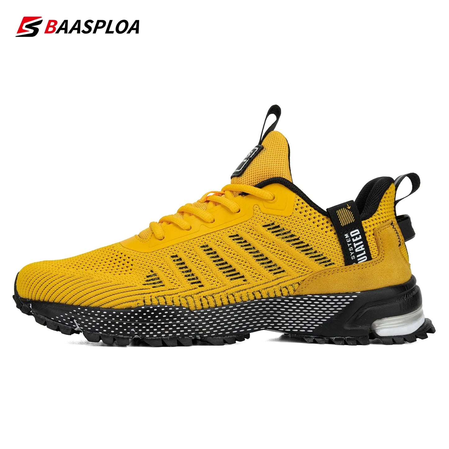 Baasploa SprintPro 2025 – Men’s Lightweight Breathable Running Sneakers
