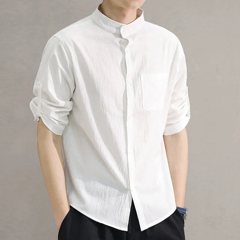 StandEdge – Mid-Sleeve Fashion Shirt for Men