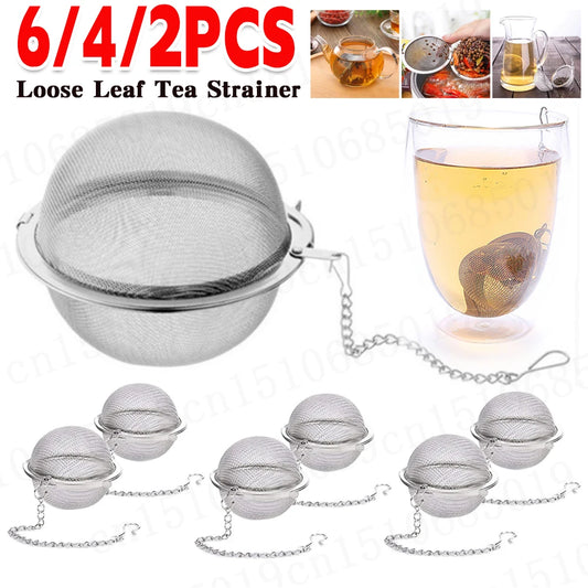 Tea Infuser – Stainless Steel Mesh Ball with Chain