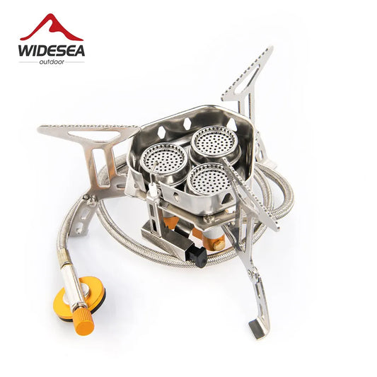 Widesea High-Power Camping Gas Stove – Portable Outdoor Burner for Cooking & BBQ