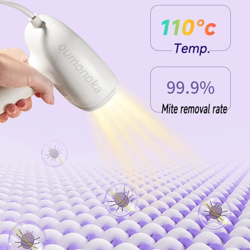 Handheld Garment Steamer – Portable Clothes Steamer & Mite Remover for Home Use