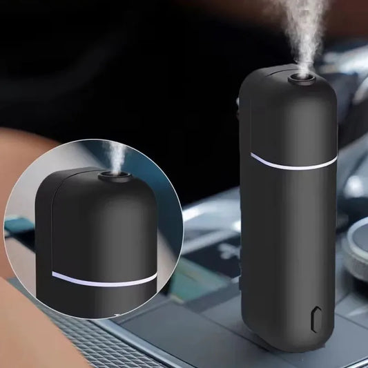 Mini USB Car Aroma Diffuser – Rechargeable Essential Oil Air Freshener with Vent Clip