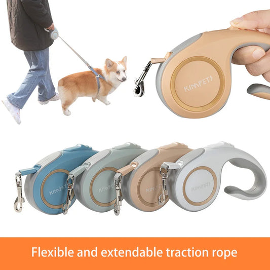 Retractable Dog Leash – Durable Automatic Extending Lead for Small & Medium Dogs