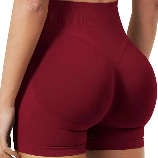 4.5’’ Scrunch Bum Seamless Gym Shorts – Low Ribbed Waist Yoga & Workout Shorts