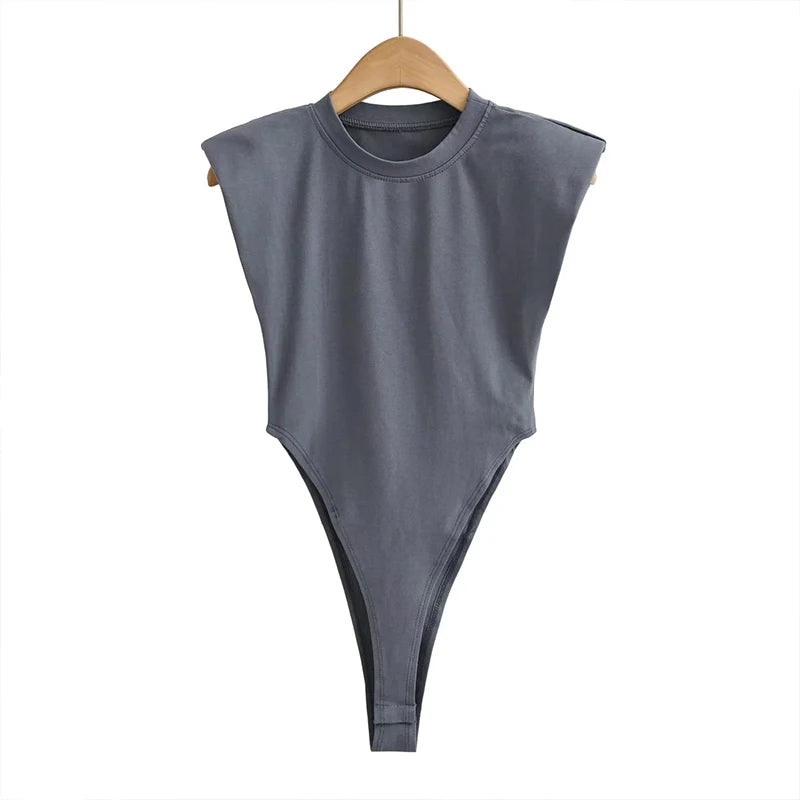 PowerCurve – Women's Sleeveless Padded Shoulder Bodysuit