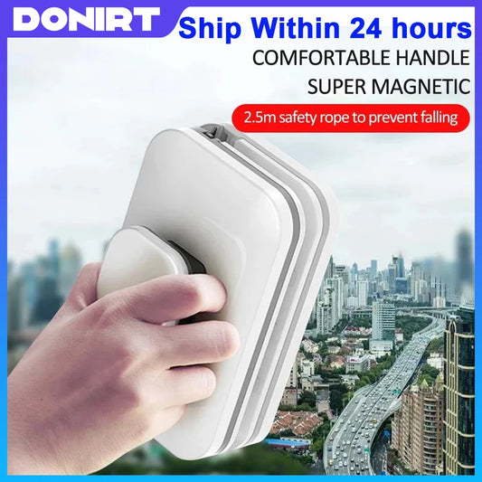 Magnetic Double-Sided Window Cleaner – Glass Wiper for High-Rise & Hard-to-Reach Windows