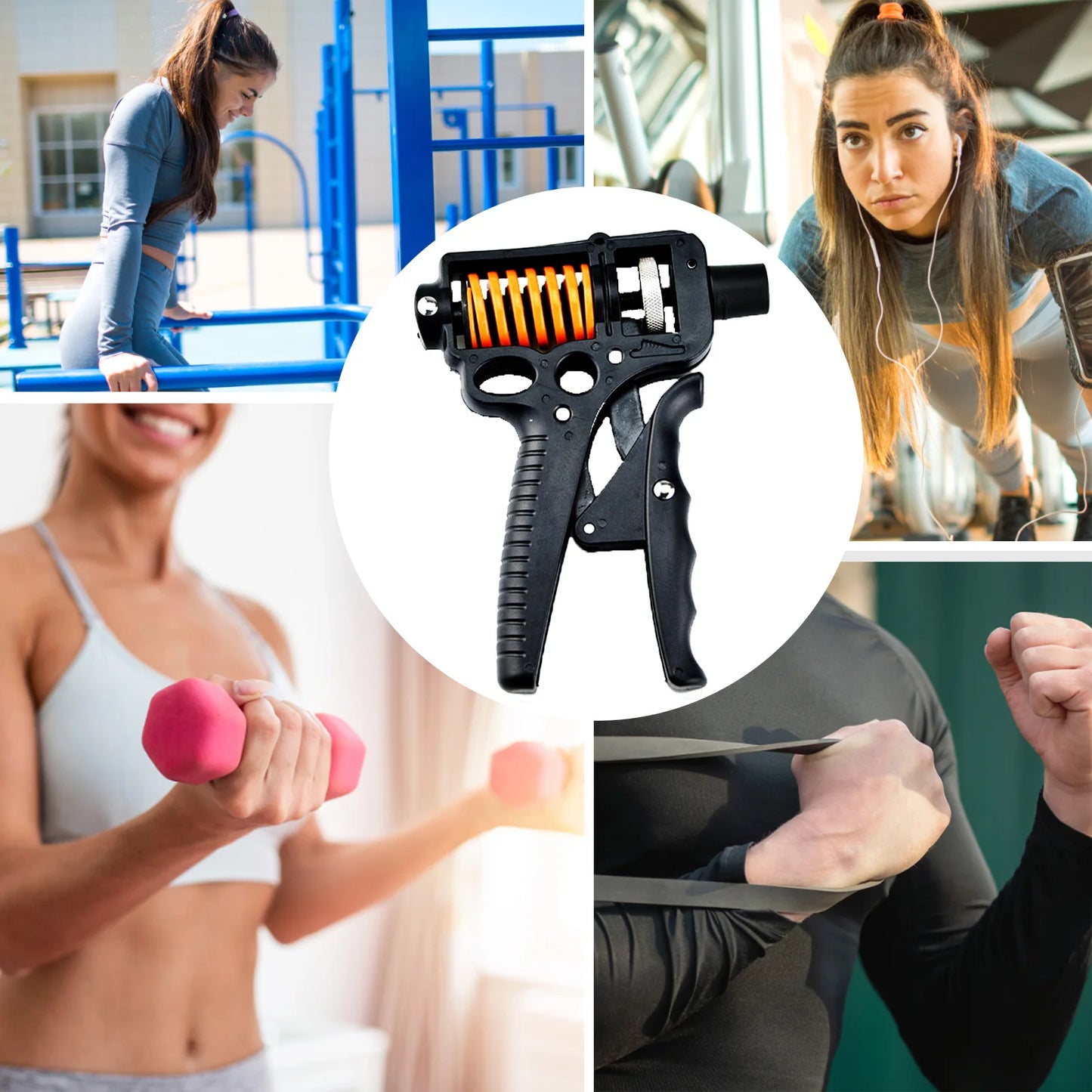 Adjustable Finger Grip Strength Trainer – 5–165kg Professional Hand Exerciser