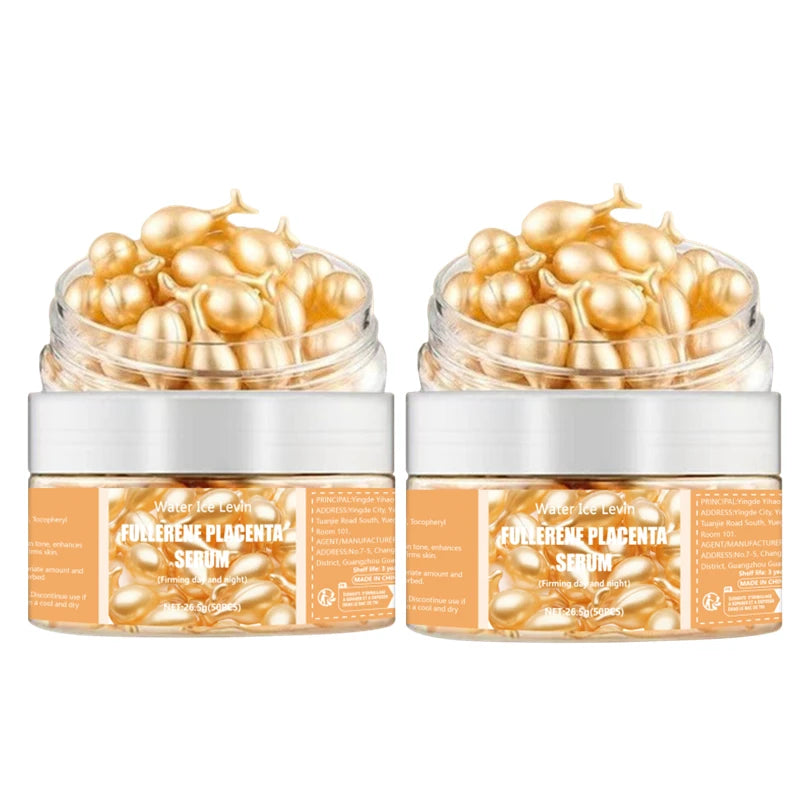 GlowCaps 50 – Collagen & Hyaluronic Acid Face Serum Capsules