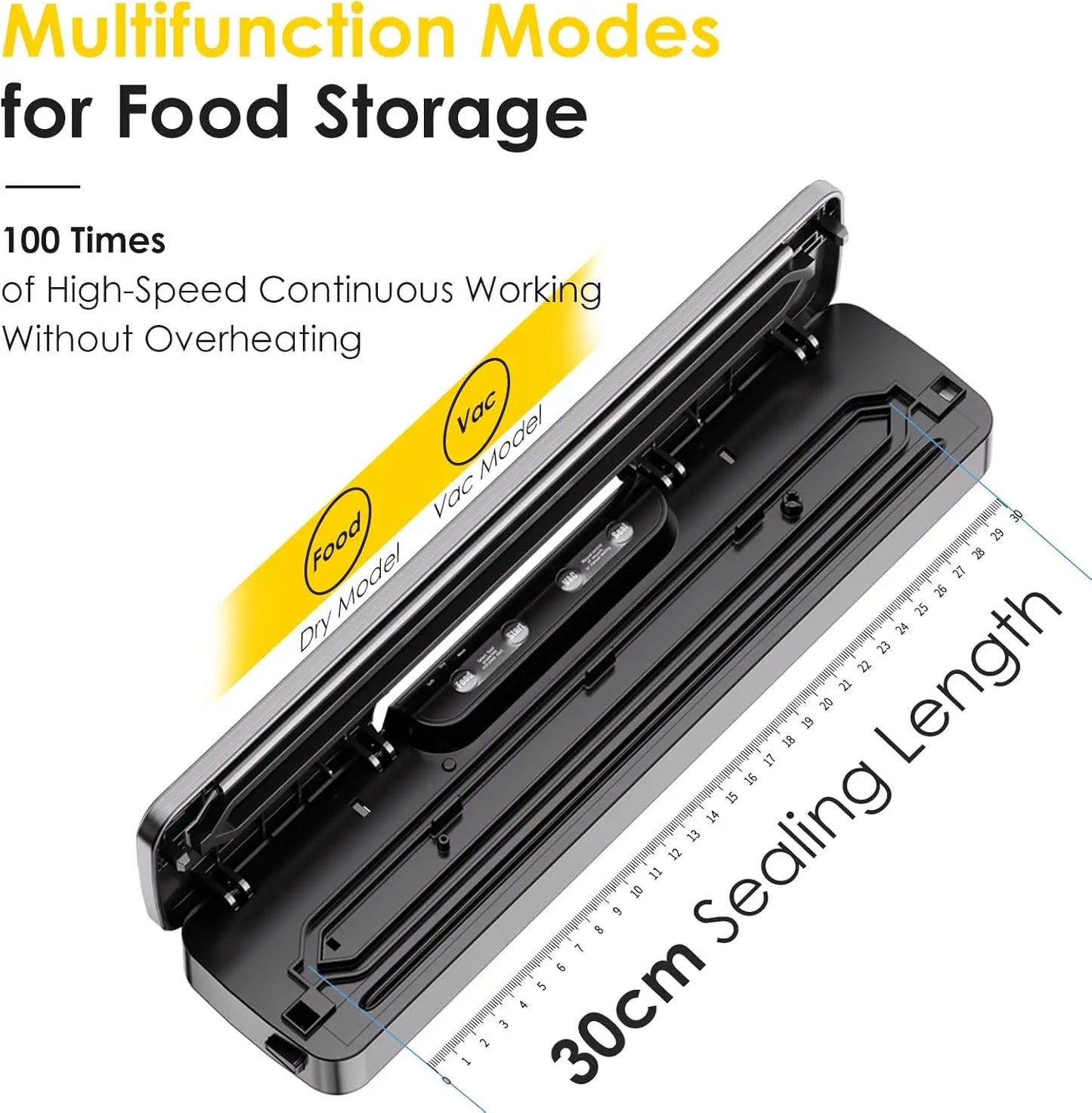 Vacuum Sealer – Compact 5-Mode Food Packing Machine