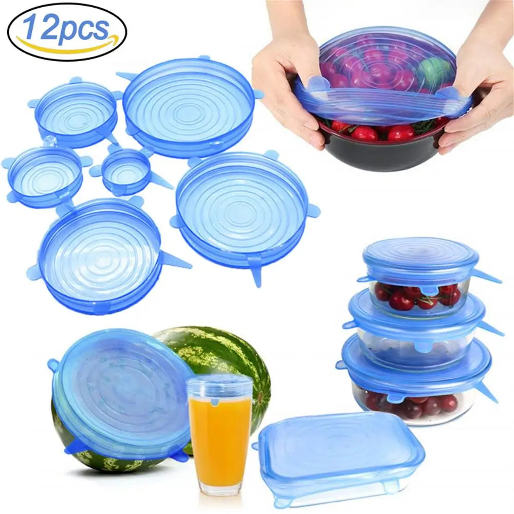 Silicone Lids – Reusable Stretch Covers for Bowls & Pots