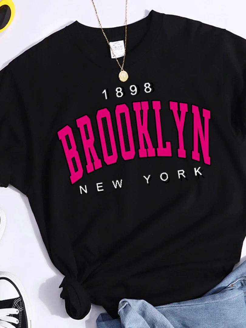 BKNY1898 – Women's Graphic Streetwear T-Shirt
