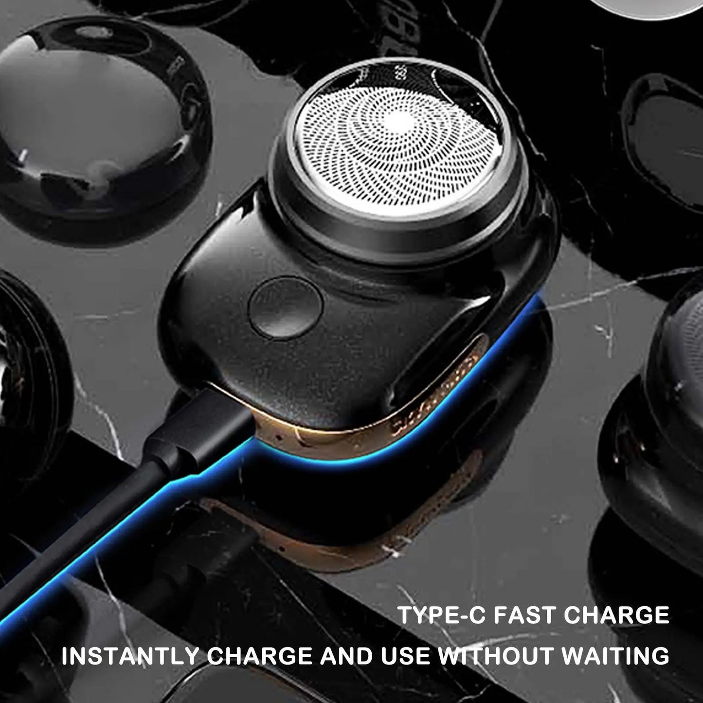 Portable USB Electric Mini Shaver for Men – Pocket Beard Trimmer & Razor