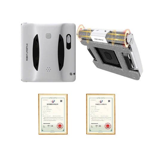 2025 Smart Window Cleaning Robot – Automatic Glass Cleaner with Spray & App Control