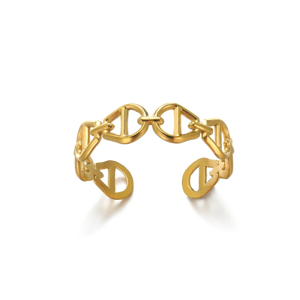 EternaGold – 316L Stainless Steel Couple Rings